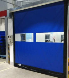 खरीदें क्लीन रूम के लिए ज़ीपर संरचना उच्च गति रोलिंग पीवीसी दरवाजे online manufacture