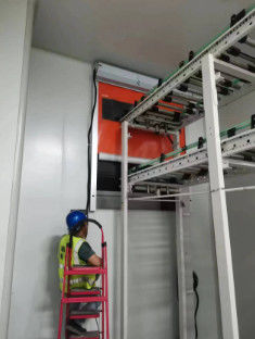 उच्च प्रदर्शन लघु फास्ट रोलर शटर दरवाजा के लिए रसद कन्वेयर बेल्ट