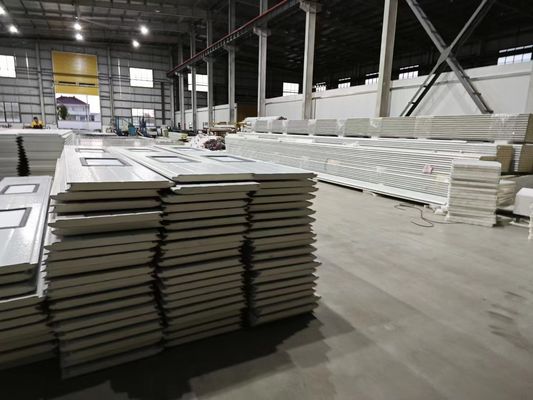 फास्ट गैरेज औद्योगिक अनुभागीय दरवाजे 40 मिमी स्टील पैनल ISO 9001 / CE