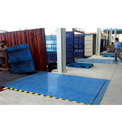 लोडिंग बे और गोदामों के लिए ग्रे हाइड्रोलिक डॉक लेवलर